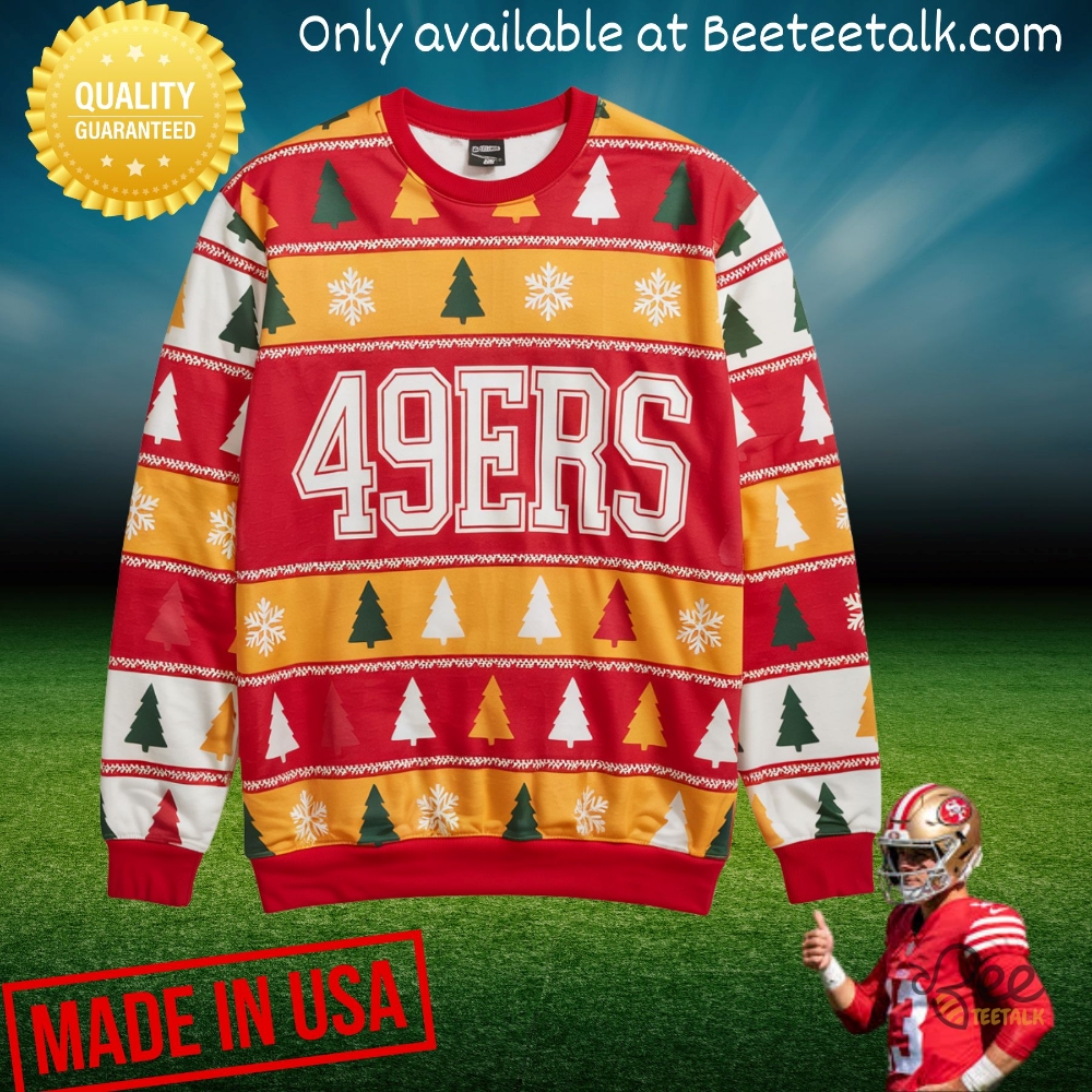 San Francisco 49Ers Ugly Sweater Artificial Wool Sweatshirt 5 San francisco 49ers ugly sweater Artificial wool sweatshirt