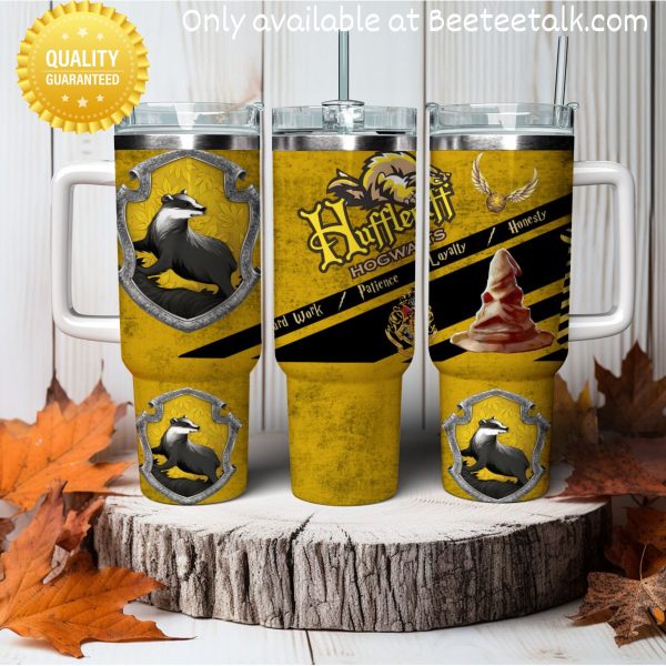 40oz hufflepuff harry potter stanley tumbler dupe