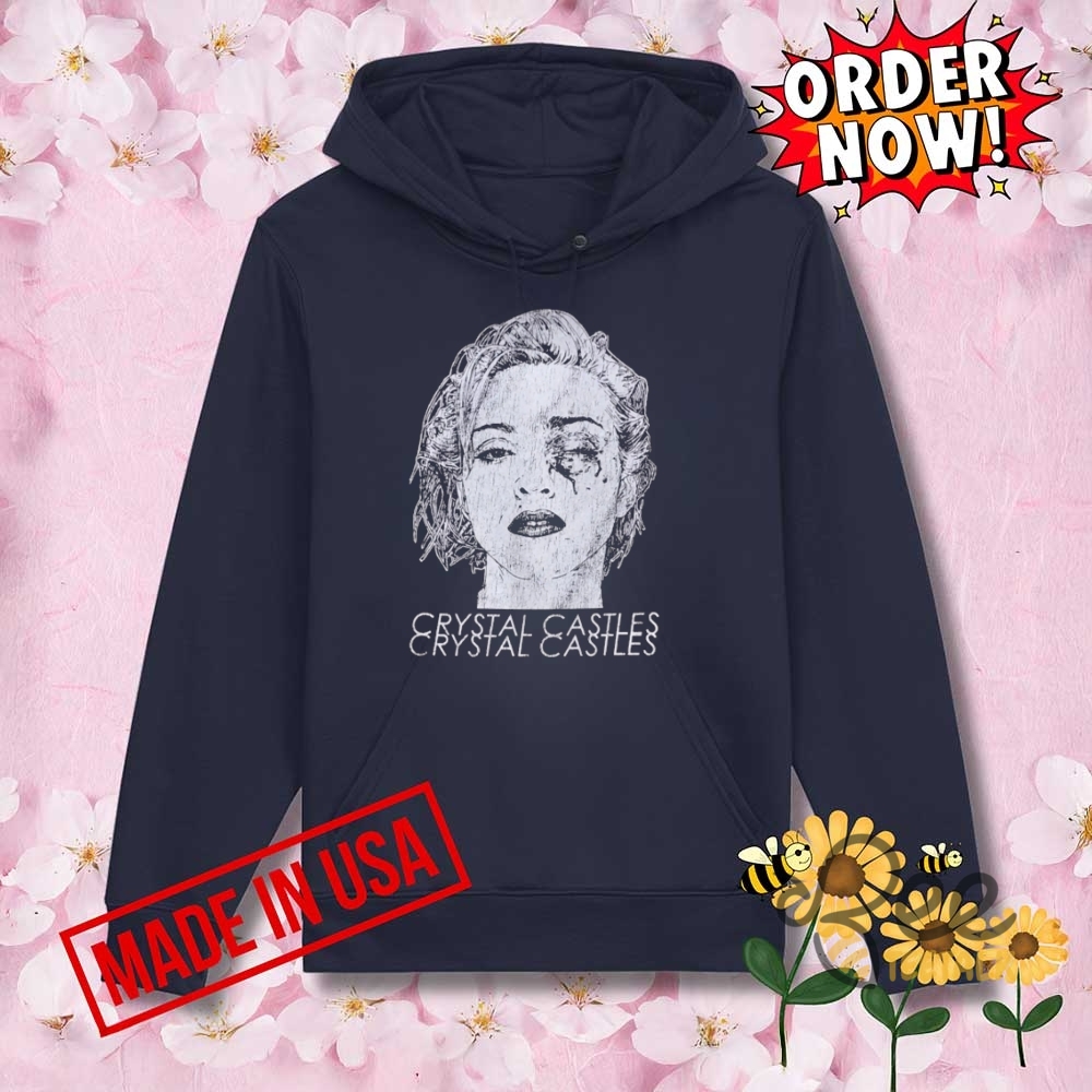Crystal Castles Madonna Band Shirt Reprinted 9 Crystal Castles madonna band Shirt reprinted