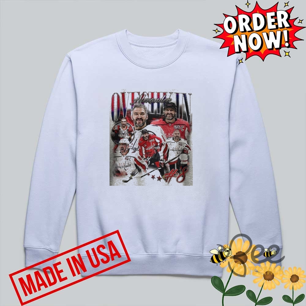 Alexander Ovechkin Washington Bootleg Shirt 10 Alexander Ovechkin Washington Bootleg Shirt