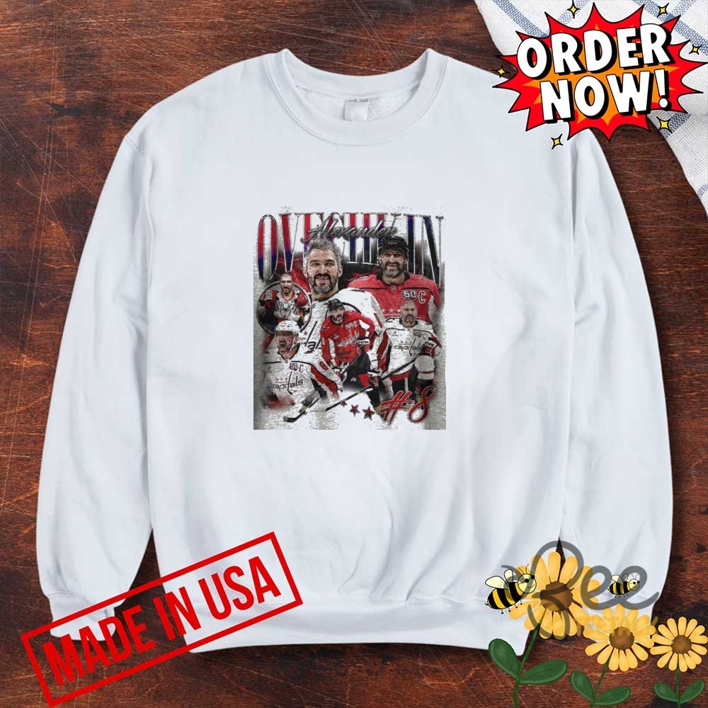 Alexander Ovechkin Washington Bootleg Shirt 12 Alexander Ovechkin Washington Bootleg Shirt