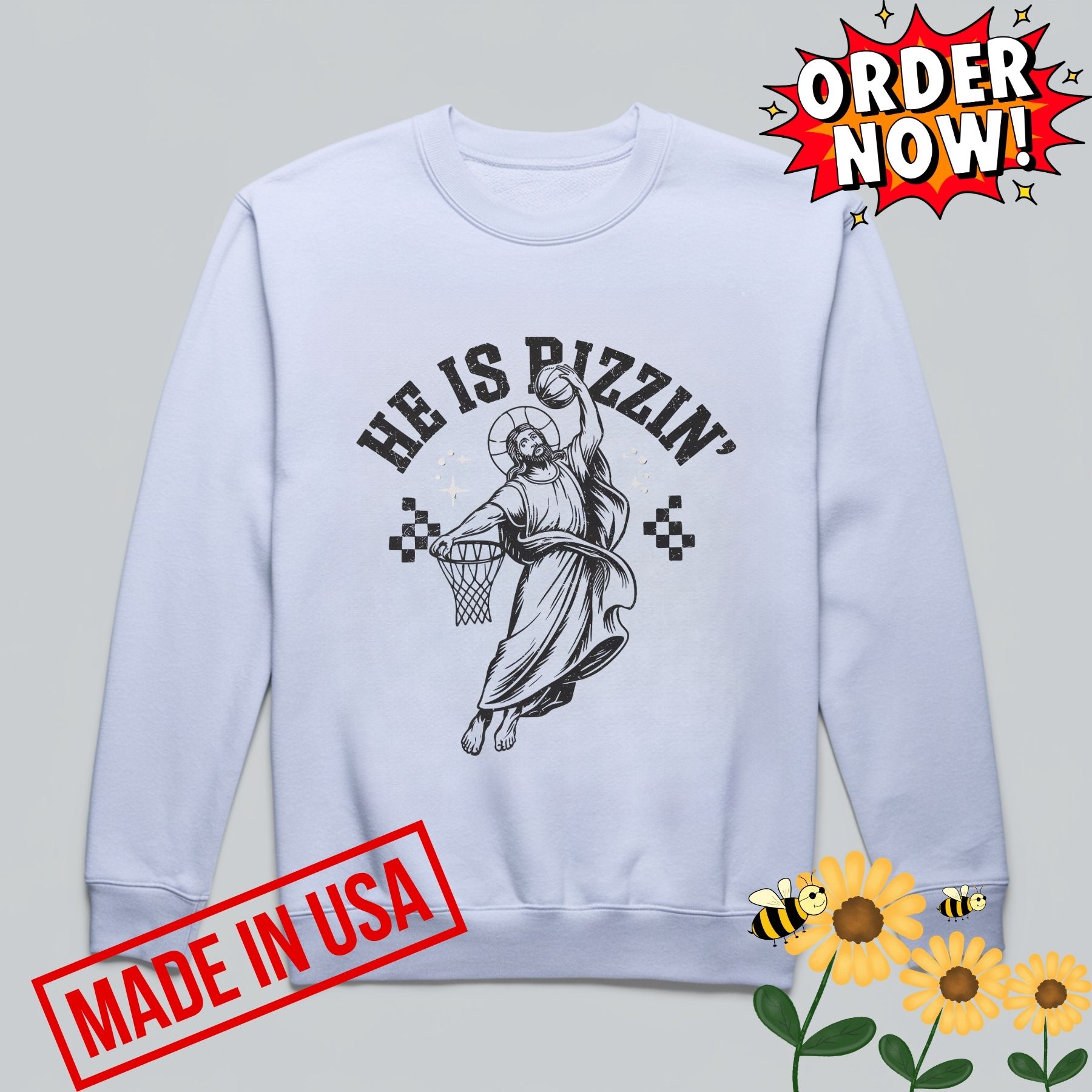 He Is Rizzin Easter Shirt Jesus Basketball Kids Boys Girls Adults Tee 10 He Is Rizzin Easter Shirt Jesus Basketball Kids Boys Girls Adults Tee
"
"