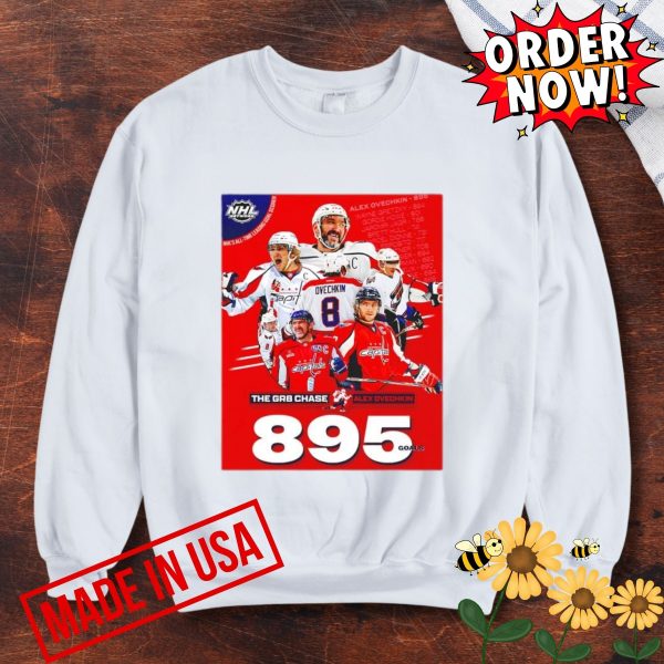 Alexander ovechkin 895 goals record hoodie t shirt sweatshirt (5)