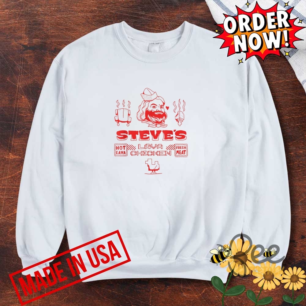 Steves Lava Chicken Restaurant Shirt Minecraft Chicken Jockey Shirt 13 Steves Lava Chicken Restaurant Shirt Minecraft chicken jockey shirt