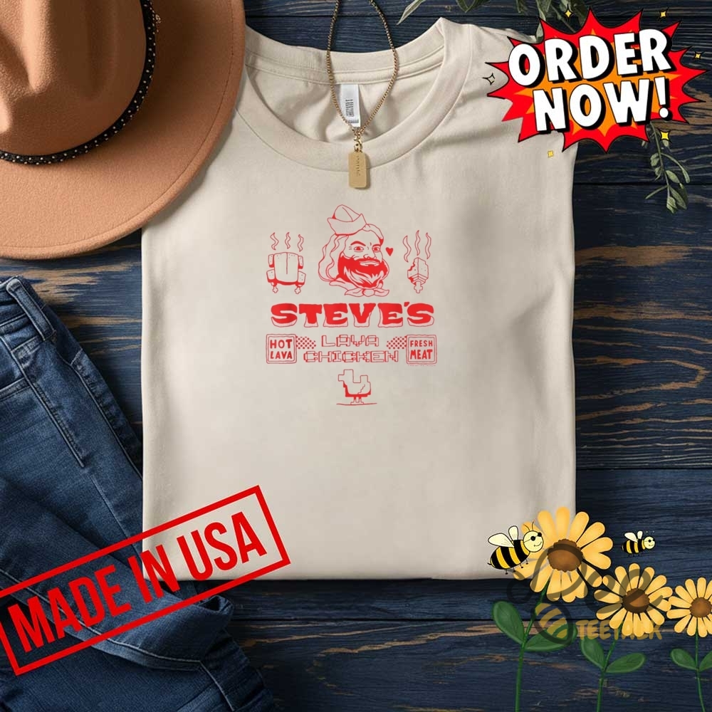 Steves Lava Chicken Restaurant Shirt Minecraft Chicken Jockey Shirt 15 Steves Lava Chicken Restaurant Shirt Minecraft chicken jockey shirt
