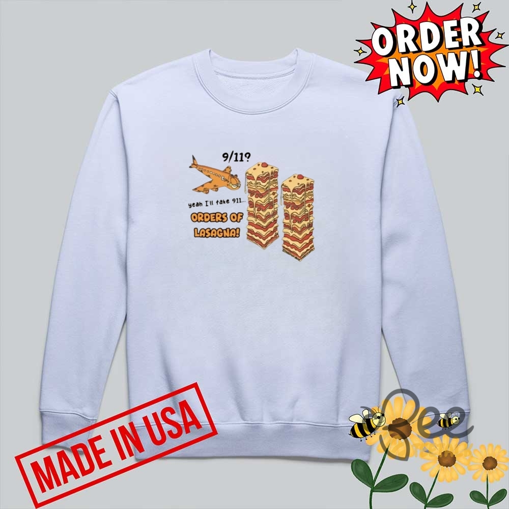 Funny Garfield 911 Shirt Yeah Ill Take 911 Orders Of Lasagna 8 Funny garfield 911 shirt Yeah Ill Take 911 Orders Of Lasagna