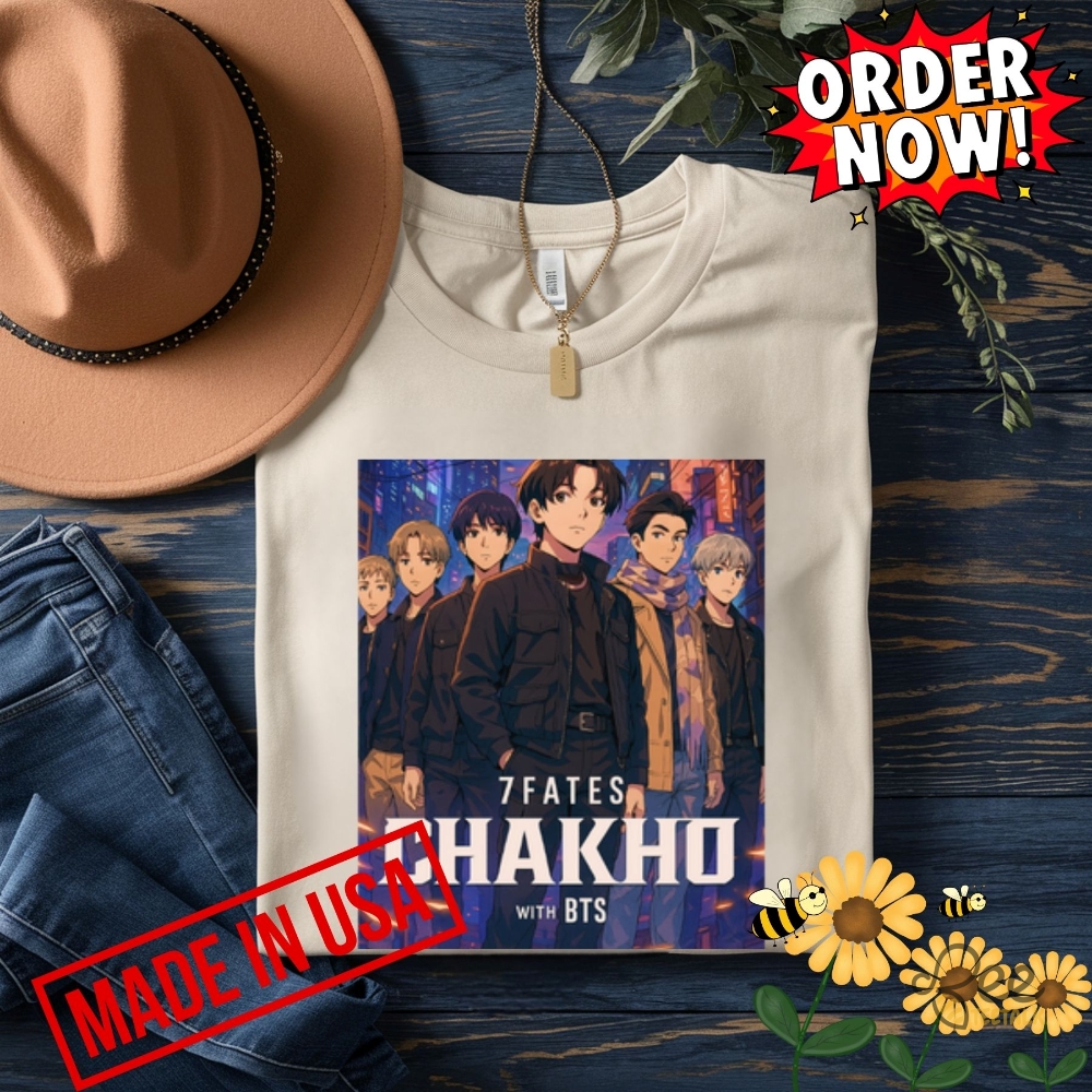 7Fates Chakho With Bts Shirt Anime Style 5 7fates chakho with BTS shirt anime style