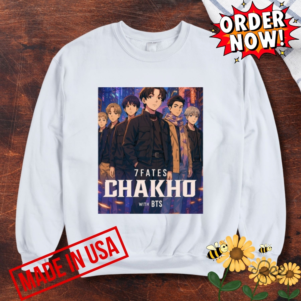7Fates Chakho With Bts Shirt Anime Style 7 7fates chakho with BTS shirt anime style