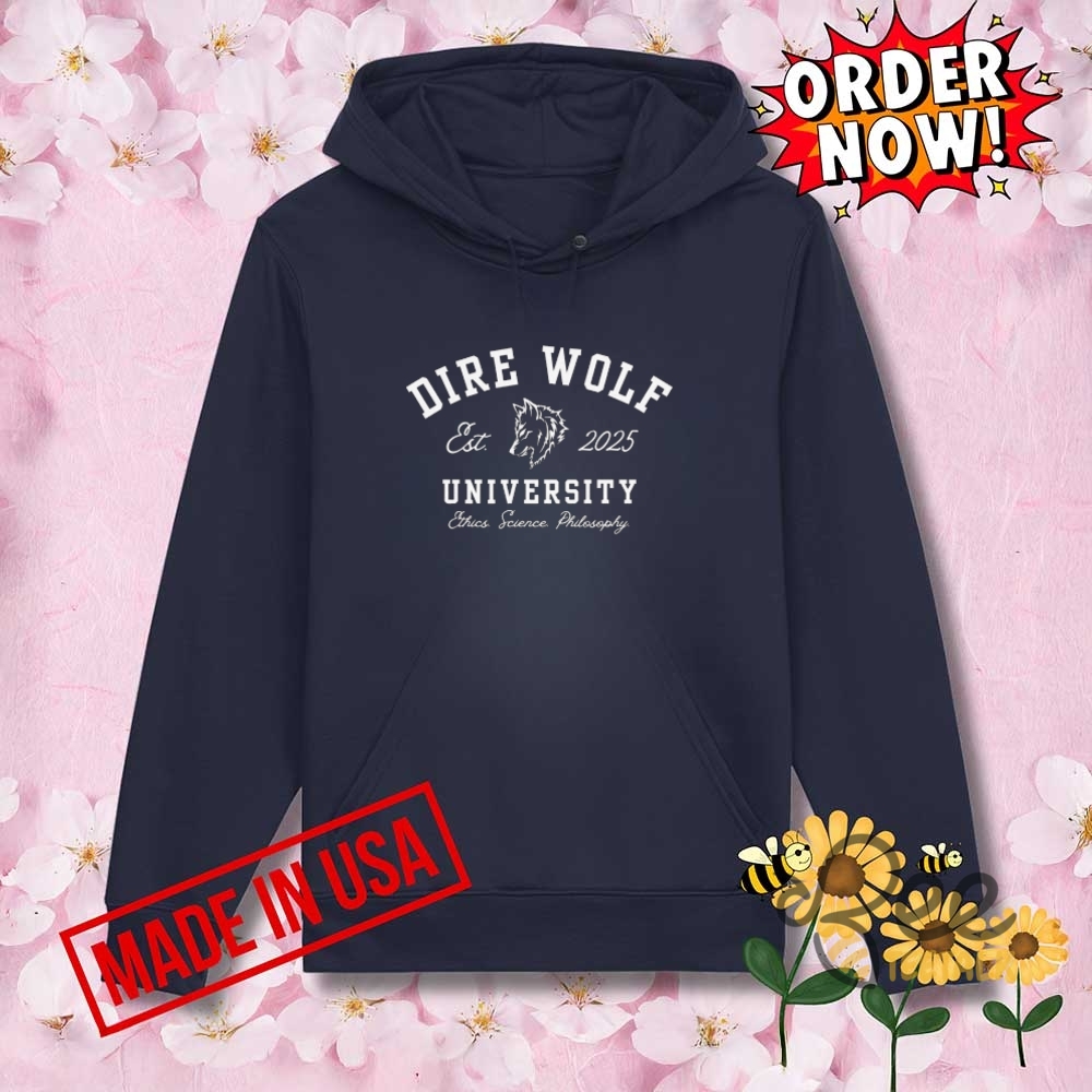 Dire Wolf University Tee Shirt Extinct Animalscience Lovers 6 Dire Wolf University Tee Shirt Extinct AnimalScience Lovers
