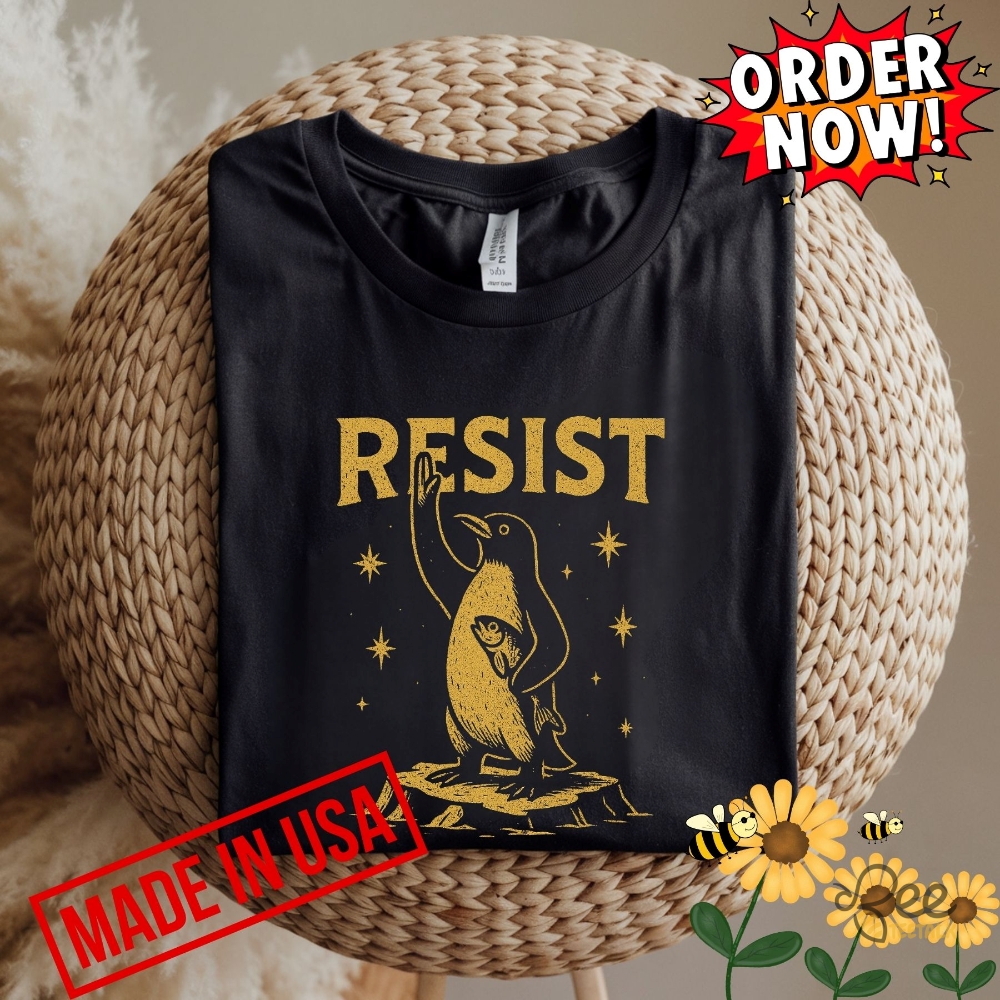 Penguins Resist Shirt Penguins Against Tariffs Tee 5 Penguins RESIST Shirt Penguins Against Tariffs Tee