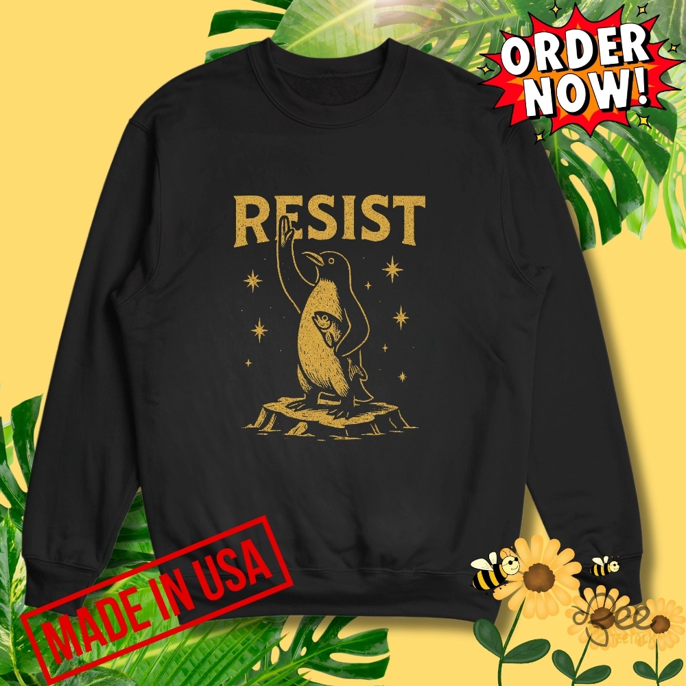 Penguins Resist Shirt Penguins Against Tariffs Tee 7 Penguins RESIST Shirt Penguins Against Tariffs Tee