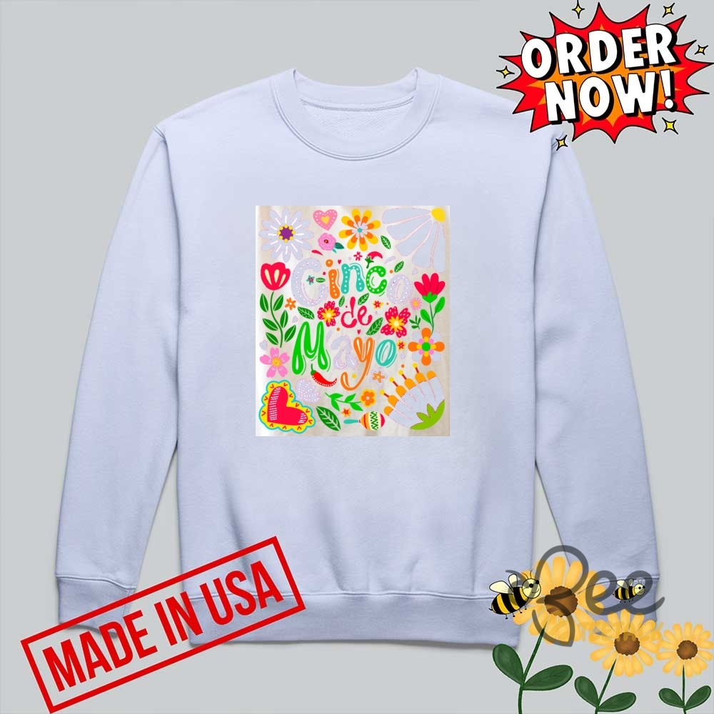 Boho Floral Cinco De Mayo Mexican Shirt 5 Boho Floral Cinco De Mayo Mexican shirt