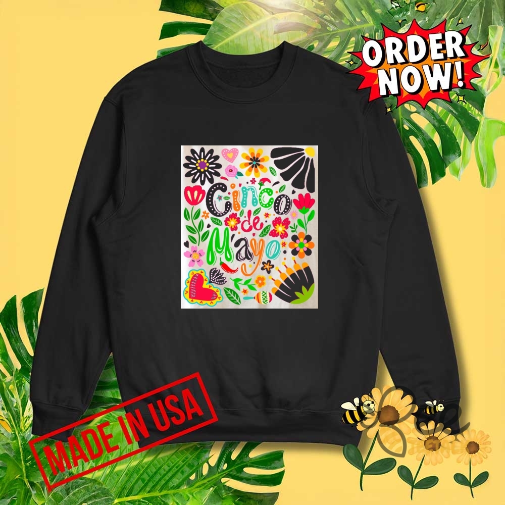 Boho Floral Cinco De Mayo Mexican Shirt 6 Boho Floral Cinco De Mayo Mexican shirt