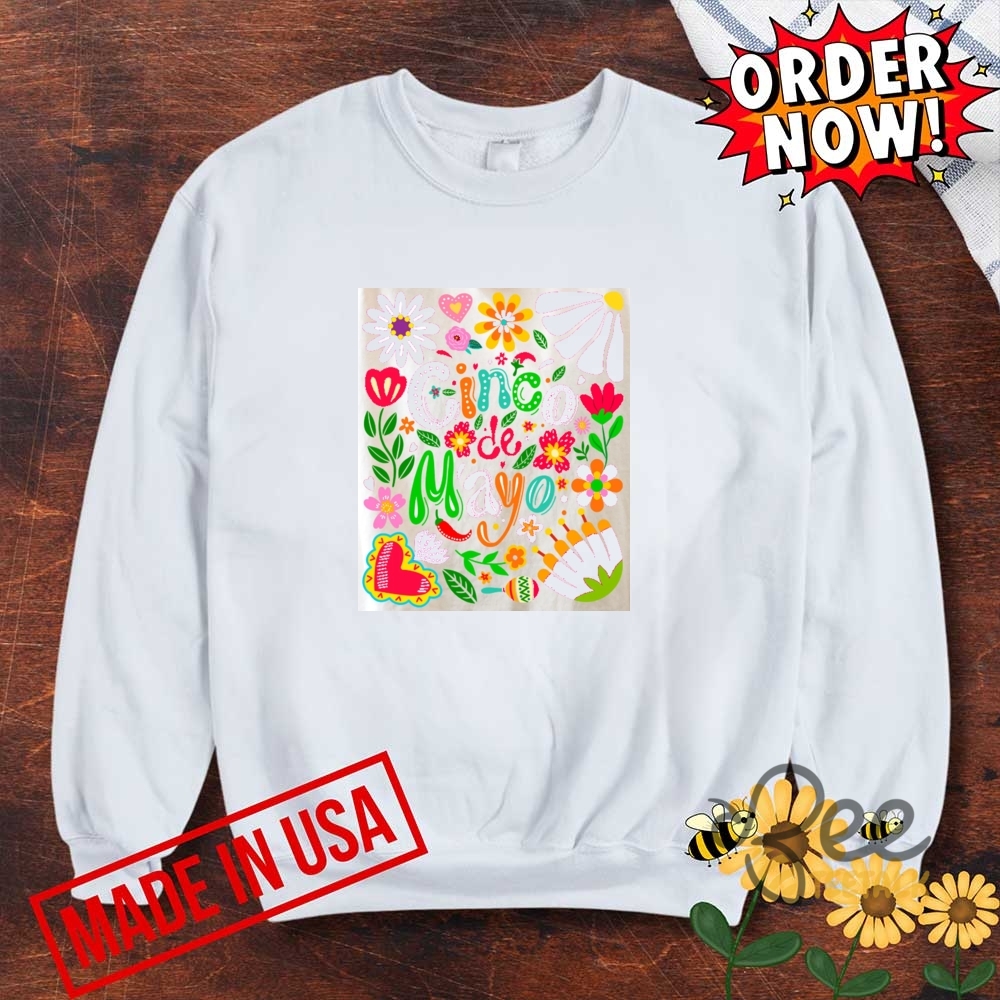 Boho Floral Cinco De Mayo Mexican Shirt 7 Boho Floral Cinco De Mayo Mexican shirt