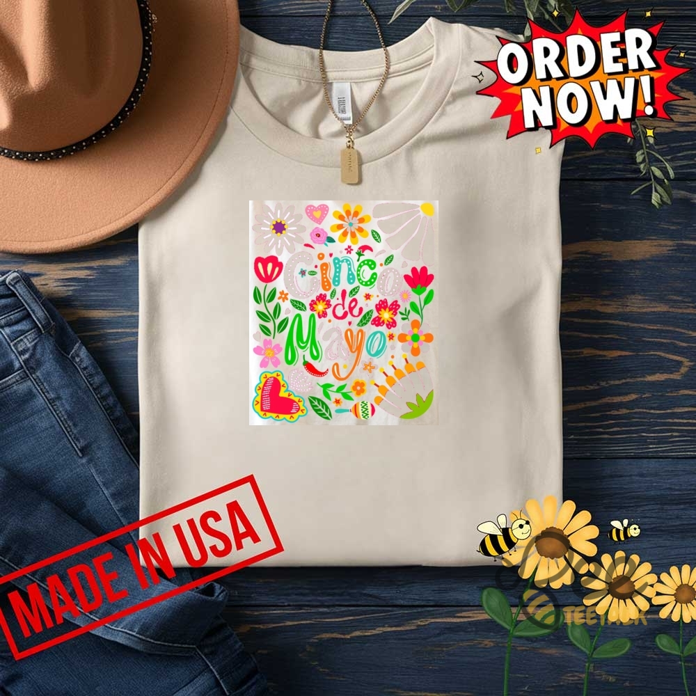 Boho Floral Cinco De Mayo Mexican Shirt 9 Boho Floral Cinco De Mayo Mexican shirt