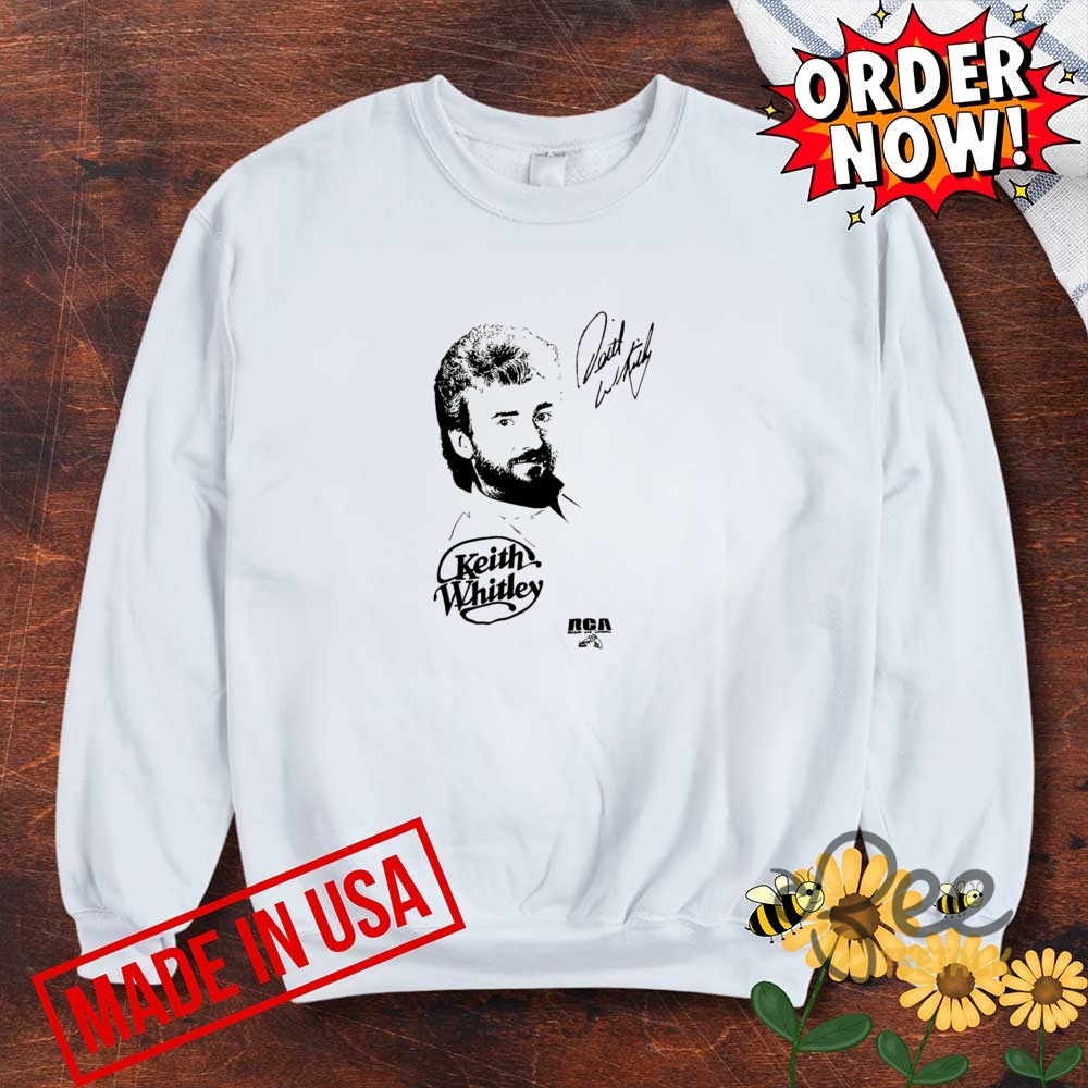 Reprinted Keith Whitley Shirt Rca 7 Reprinted Keith Whitley Shirt RCA