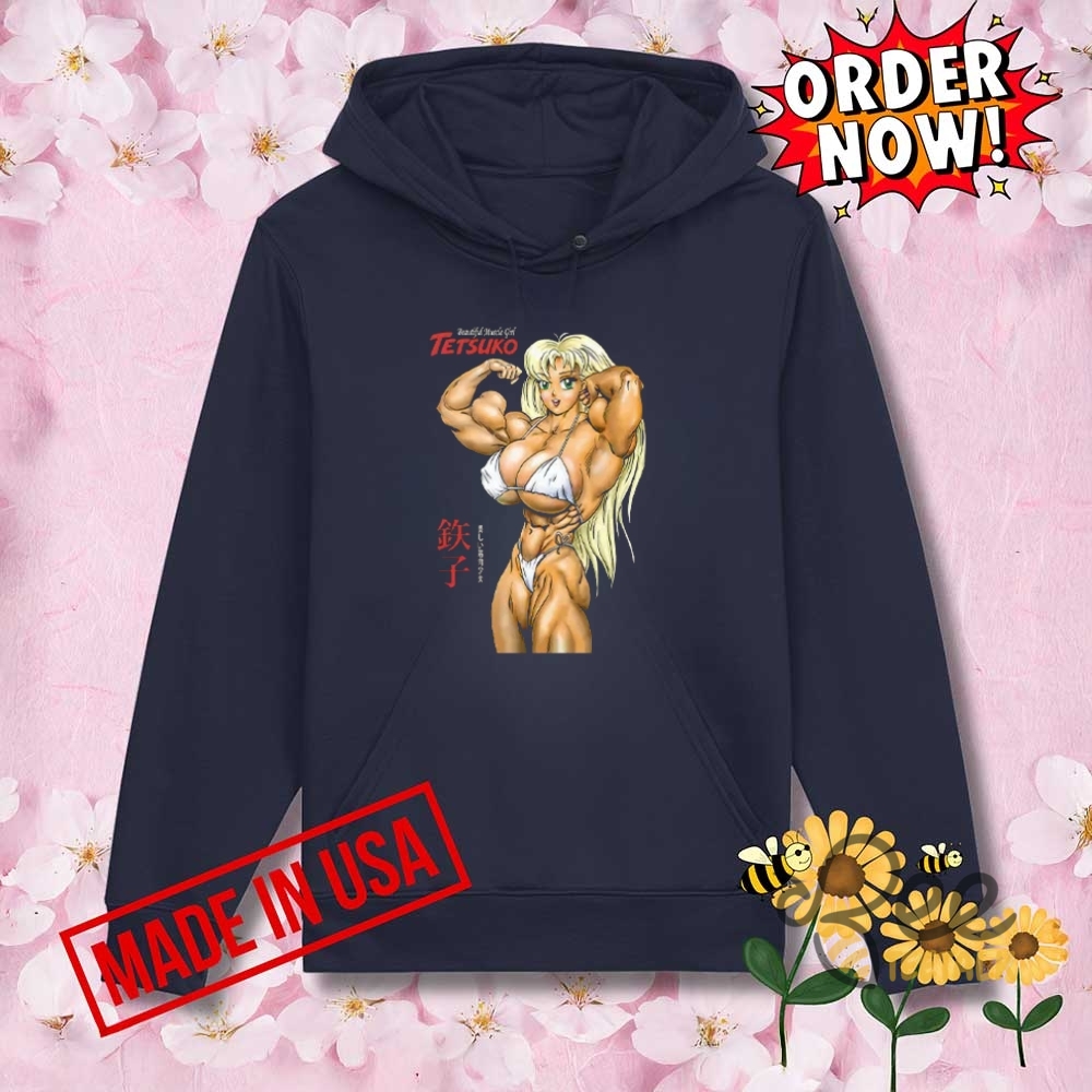 Really Muscle Girl Tetsuko T Shirt Sweatshirt Hoodie 6 Really Muscle Girl Tetsuko T Shirt Sweatshirt Hoodie