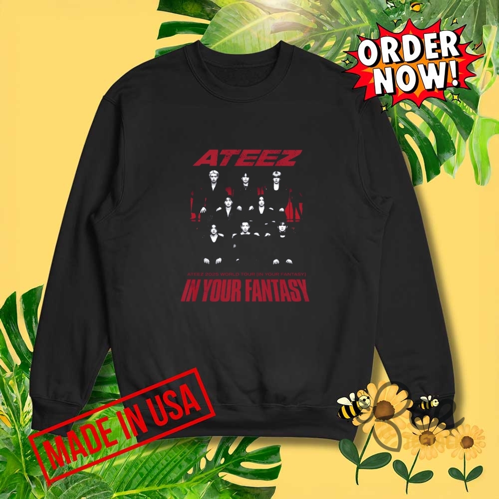Ateez 2025 World Tour In Fantasy Shirt 2025 4 Ateez 2025 World Tour in Fantasy Shirt 2025