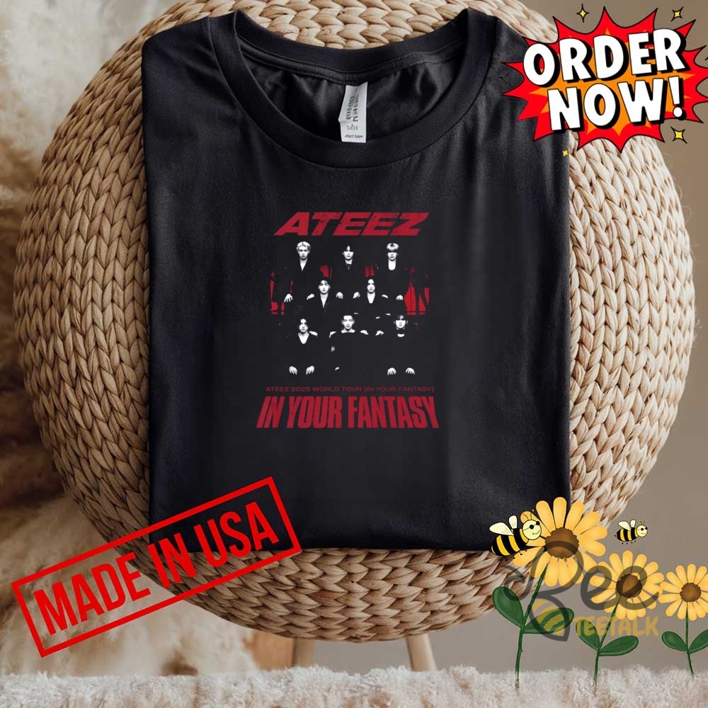 Ateez 2025 World Tour In Fantasy Shirt 2025 5 Ateez 2025 World Tour in Fantasy Shirt 2025