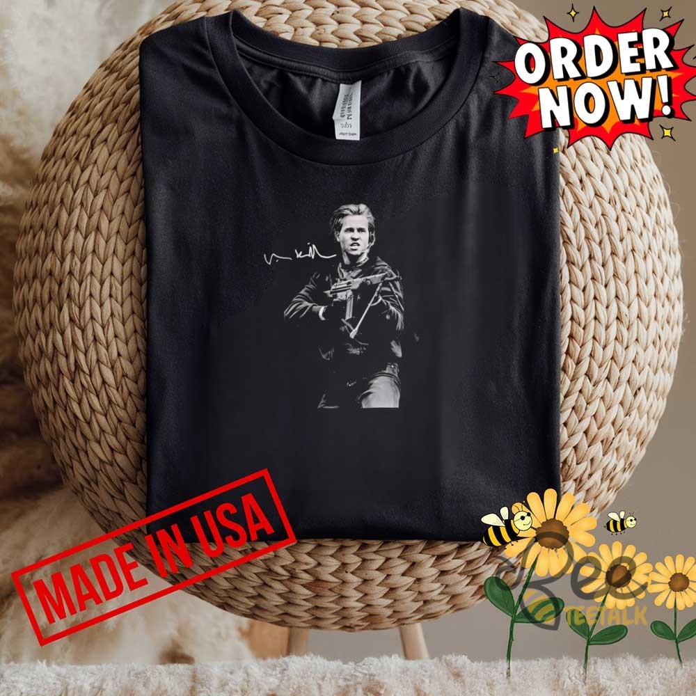 Val Kilmer Signature Graphic Tee Shirt Ice Man 8 Val Kilmer Signature Graphic Tee Shirt Ice Man