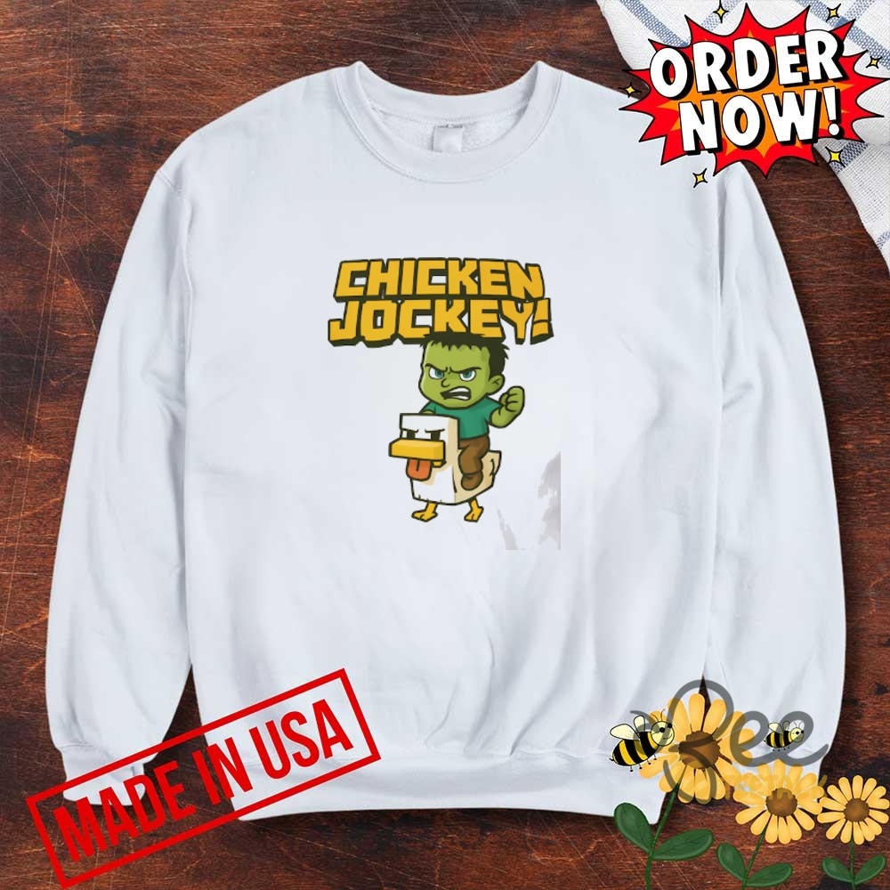Chicken Jockey Minecraft Zombie Riding Chicken Shirt 13 Chicken Jockey Minecraft Zombie Riding Chicken Shirt