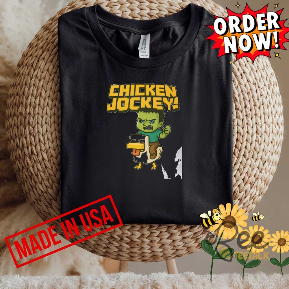 Chicken Jockey Minecraft Zombie Riding Chicken Shirt 14 Chicken Jockey Minecraft Zombie Riding Chicken Shirt