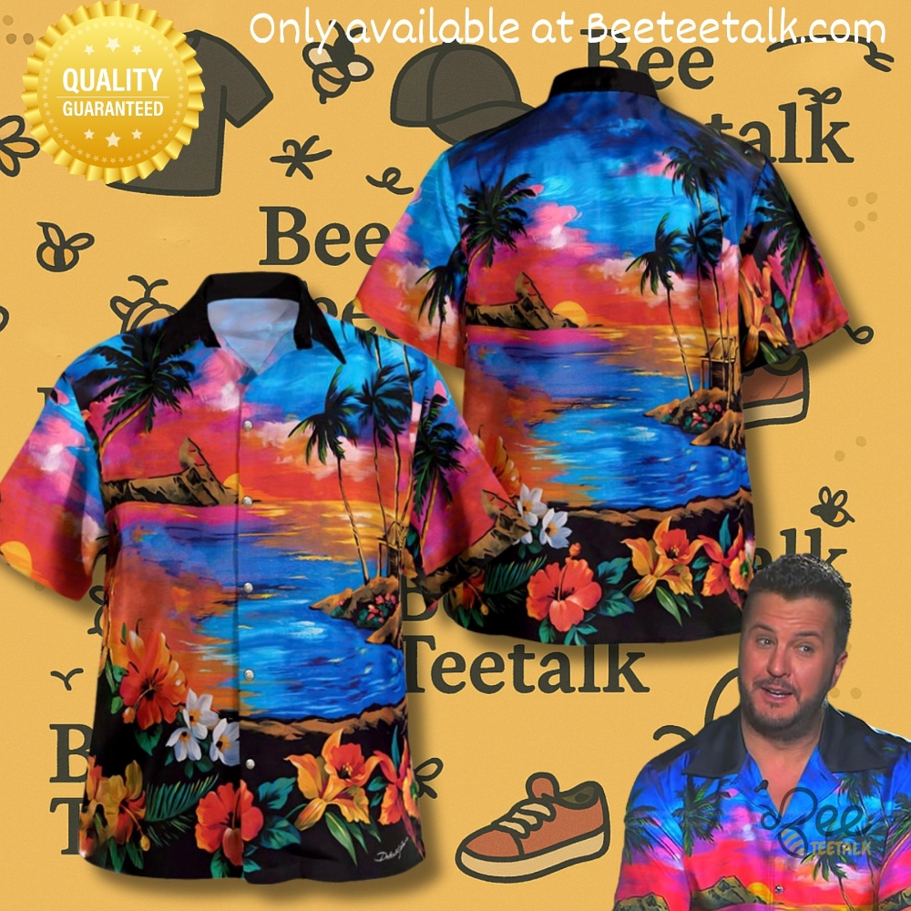2023 Luke Bryan Hawaiian Shirt American Idol 2 2023 luke bryan hawaiian shirt american idol