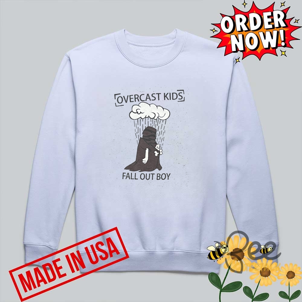Fall Out Boy Overcast Kids Tour Shirt 8 Fall Out Boy Overcast Kids Tour Shirt