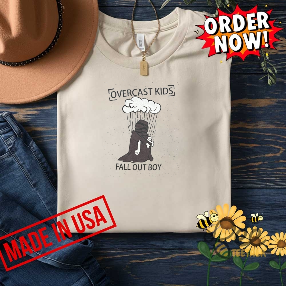 Fall Out Boy Overcast Kids Tour Shirt 10 Fall Out Boy Overcast Kids Tour Shirt