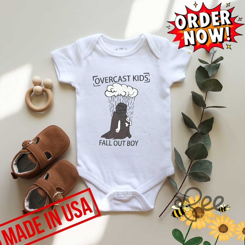 Fall Out Boy Overcast Kids Tour Shirt 11 Fall Out Boy Overcast Kids Tour Shirt