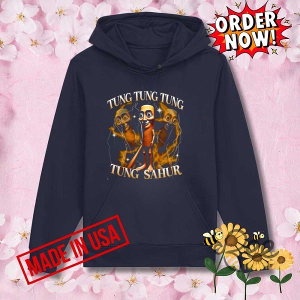 Tung tung tung sahur funny baseball bat meme shirt