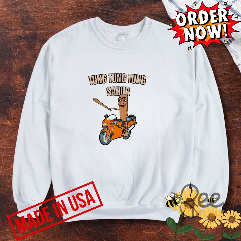 Tung Tung Tung Sahur Superbike Shirt Meme 9 Tung Tung Tung Sahur Superbike Shirt Meme