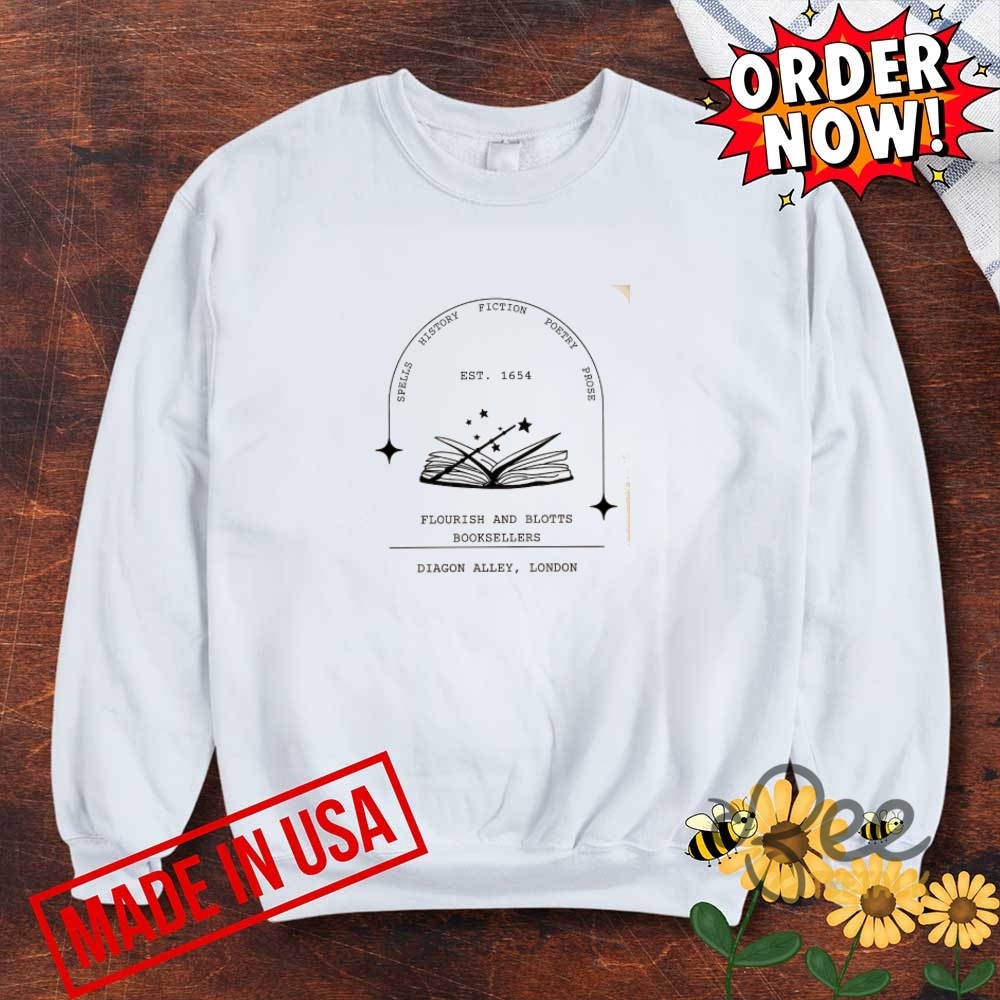 Flourish And Blotts Harry Potter Shirt 9 Flourish and Blotts Harry Potter Shirt