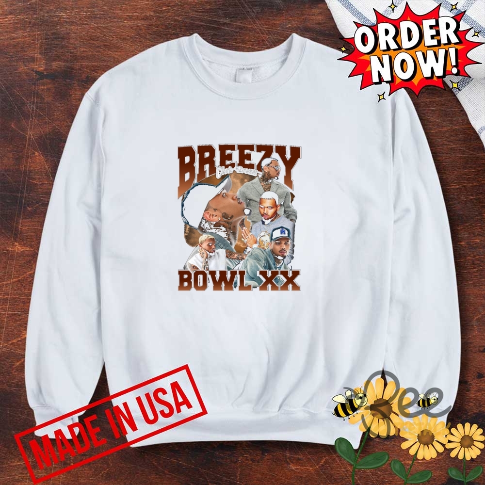 Chris Brown Breezy Bowl Xx Tour 2025 Tshirt Sweatshirt Hoodie 10 Chris Brown Breezy Bowl XX Tour 2025 TShirt Sweatshirt Hoodie