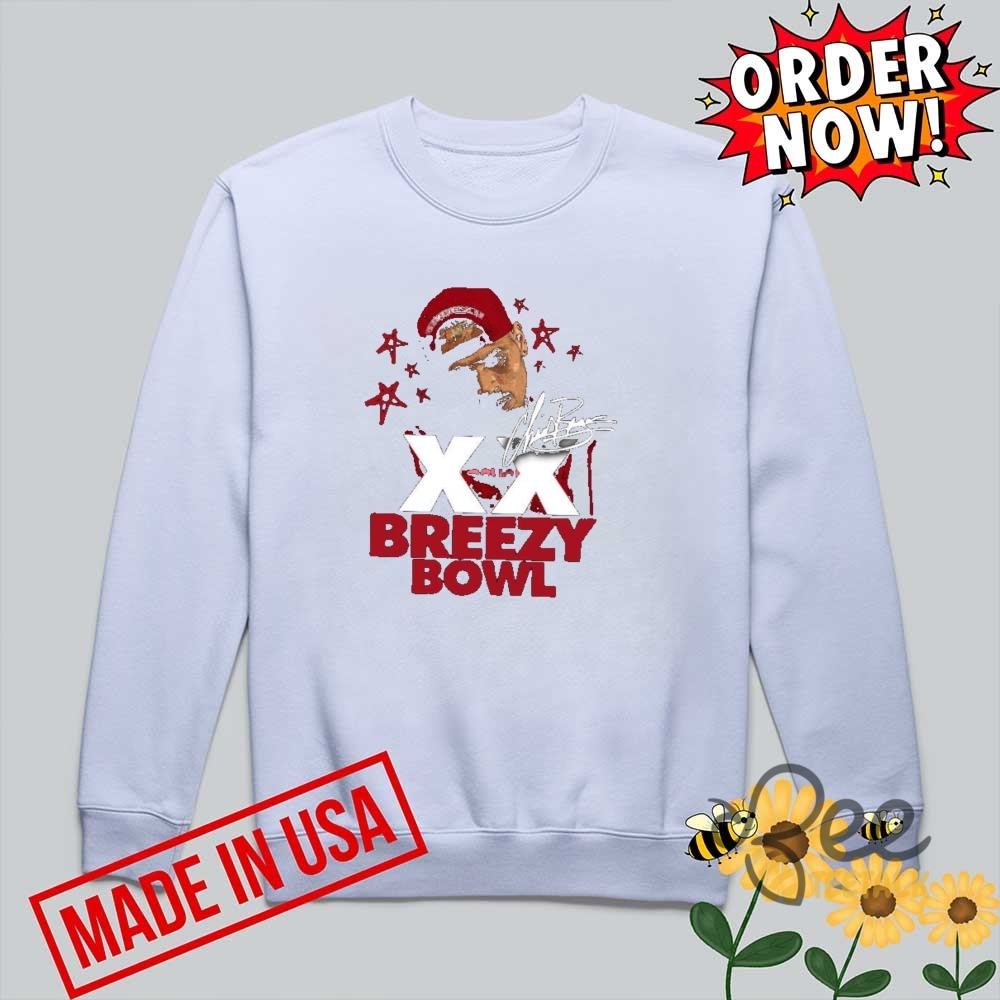 Chris Brown Breezy Bowl Xx Vintage Shirt 8 Chris Brown Breezy Bowl XX Vintage Shirt