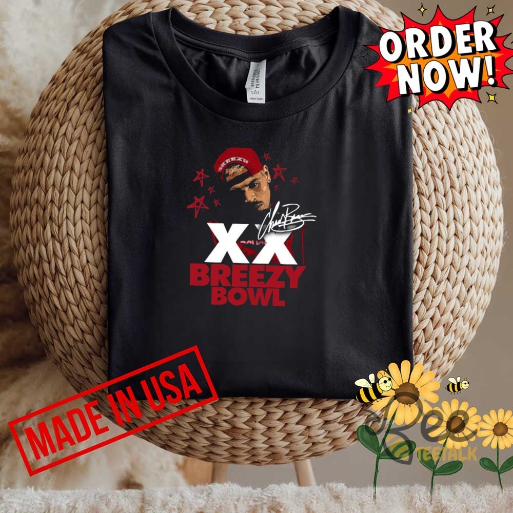 Chris Brown Breezy Bowl Xx Vintage Shirt 11 Chris Brown Breezy Bowl XX Vintage Shirt
