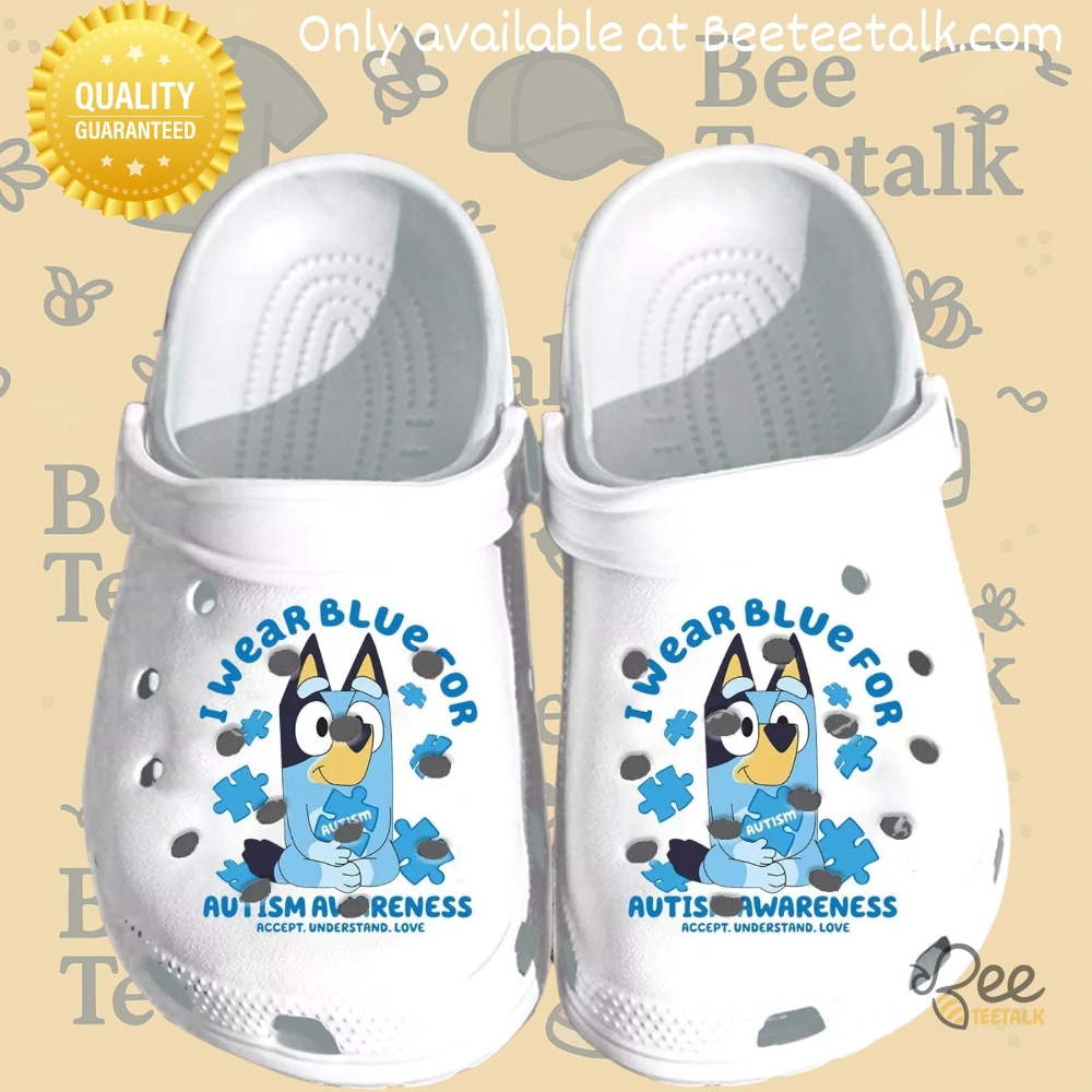 I Wear Blue For Autism Bluey Crocs 5 I Wear Blue For Autism Bluey crocs