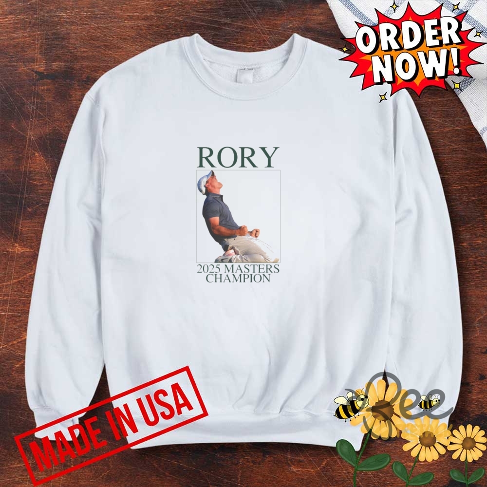 Rory Mcilroy Winner 2025 Golf Masters Champion Shirt 6 Rory McIlroy Winner 2025 Golf Masters Champion Shirt