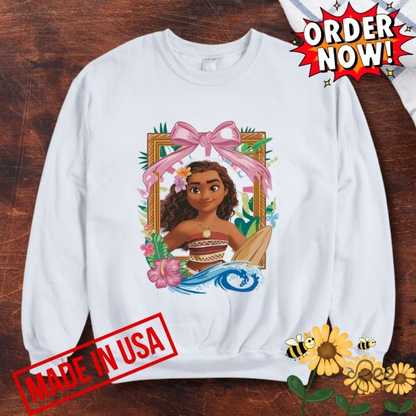 New moana disney princess shirt