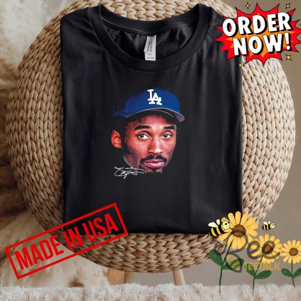 Kobe bryant dodgers signature shirt