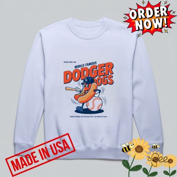 Vintage la dodgers dog shirt