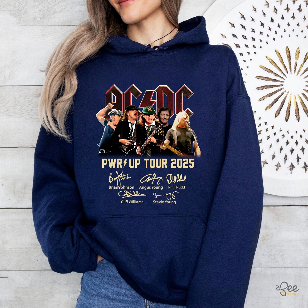 Acdc Graphic Tee Power Up 2025 Pwr Up Tour Gift For Fan 10 Acdc Graphic Tee Power Up 2025 Pwr Up Tour Gift For Fan