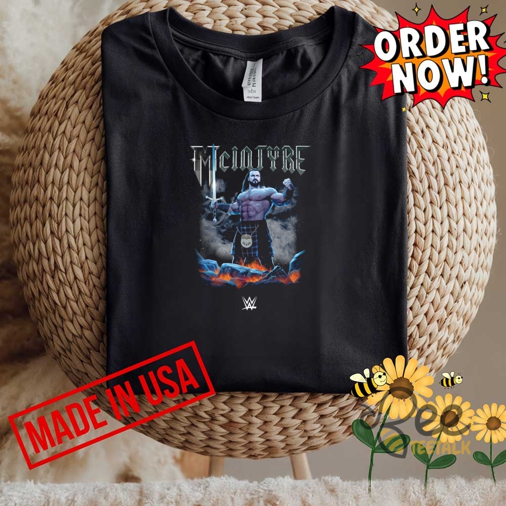 Wwe Drew Mcintyre Sword Shirt 8 WWE Drew McIntyre Sword Shirt