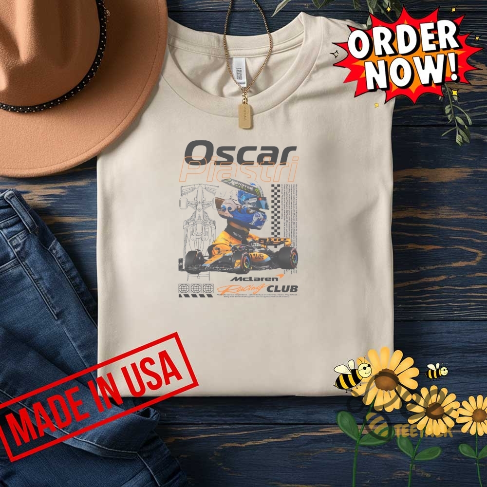 Oscar Piastri Mclaren Vintage Shirt Formula 1 Tee 7 Oscar Piastri McLaren Vintage Shirt Formula 1 Tee