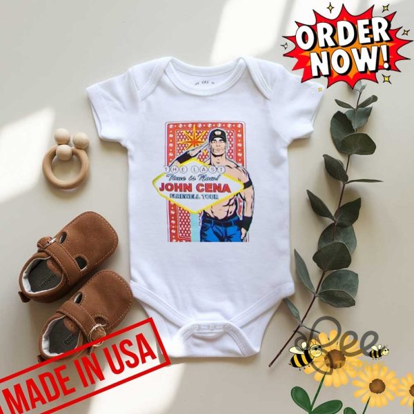 The last time is now johnn cenaa farewell tour shirt wwe wrestlemania 41