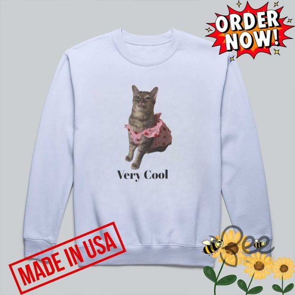 Cool cat funny shirt
