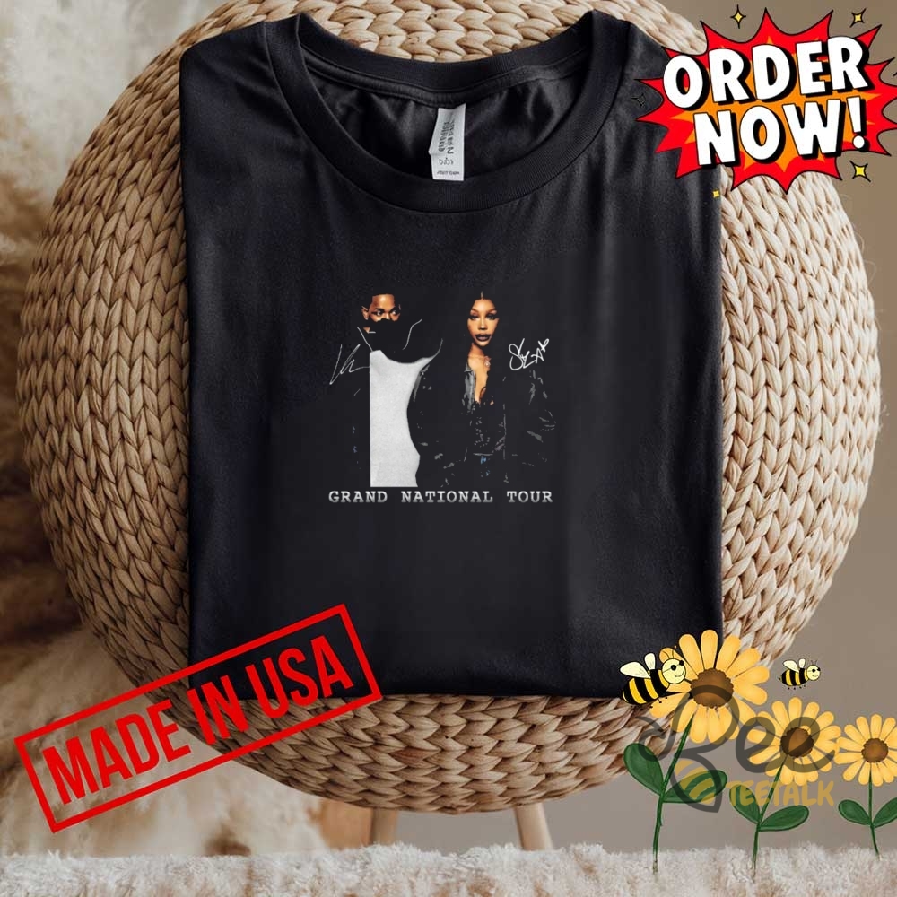 Grand National Tour Gnx Kendrick Lamar Sza Concert Shirt 8 Grand National Tour GNX Kendrick Lamar Sza Concert Shirt