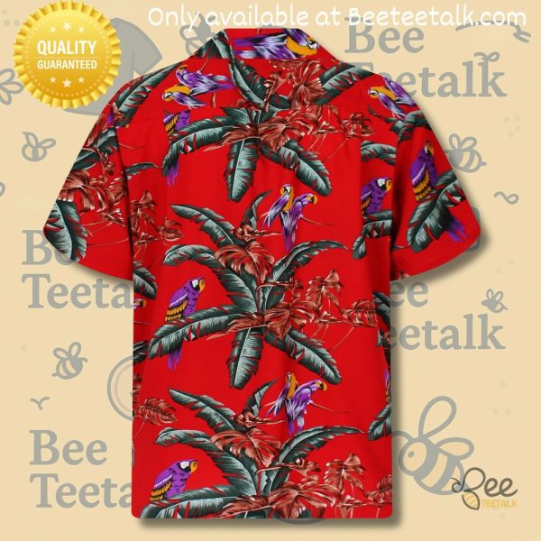 Tom selleck magnum pi jungle bird red hawaiian shirt