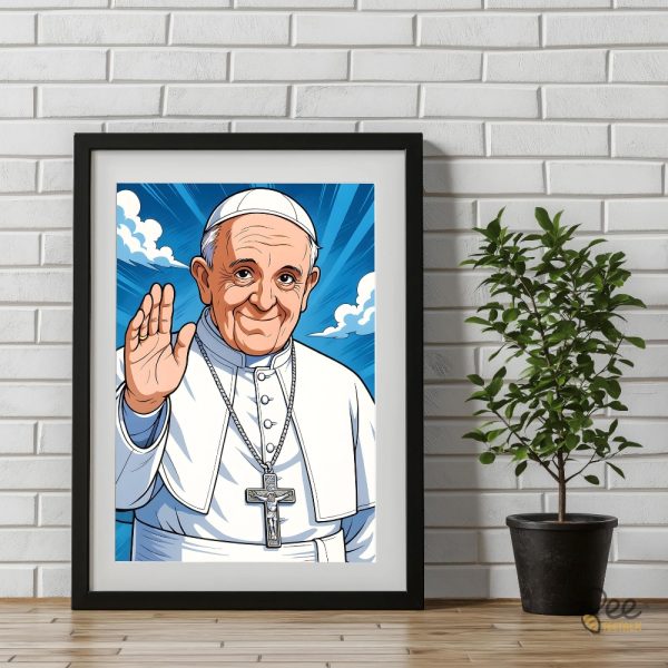 Rip pope francis catholic wall art