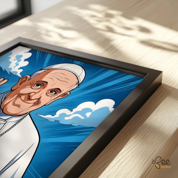 Rip pope francis catholic wall art